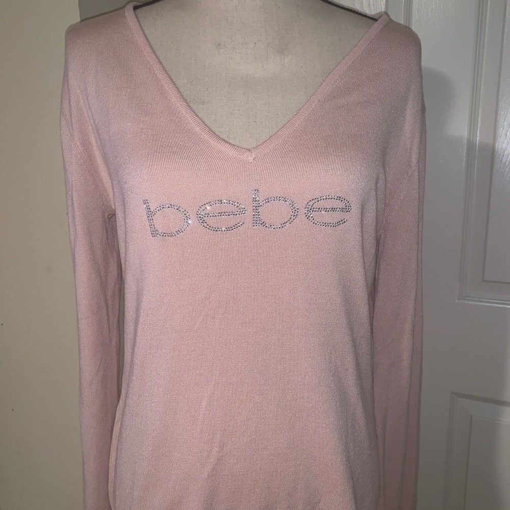 🌸NWT Bebe light pink sweater - Picture 1 of 7